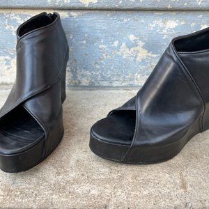 ANN DEMEULEMEESTER WEDGE SHOES SZ 39